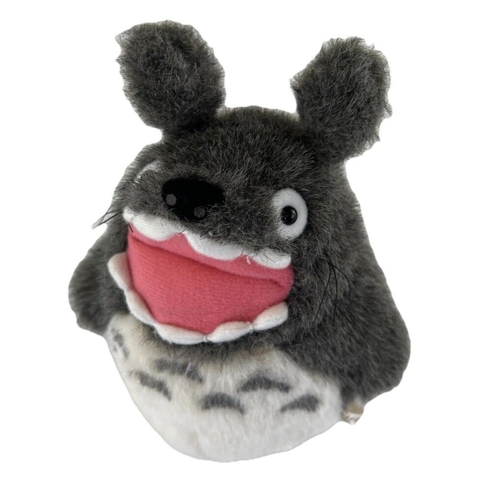 Vintage Sun Arrow Studio Ghibli My Neighbor Totoro 7” Smiling Grinning Plush Toy